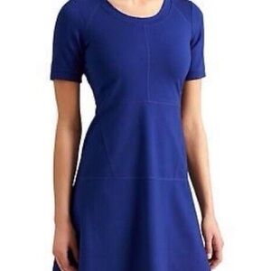 Athleta En Route Ponte Fit & Flare Dress